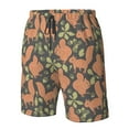 thumbnail image 5 of Kdxio Squirrel And Nuts Pattern Mens Casual Shorts - Drawstring Summer Beach Sports Shorts for Men, 5 of 9