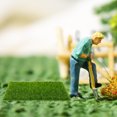 thumbnail image 1 of FENGGUIQU 10Pcs Fake Moss Turf for Home Decor Lifelike Artificial Grass for Balcony Planter Filler, 1 of 7