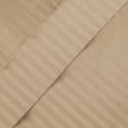 thumbnail image 3 of Egyptian Cotton 650 Thread Count Stripe Sheet Set, Queen, Beige by Superior, 3 of 6