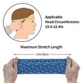 thumbnail image 6 of Naloa Dinosaur Driving Fashionable Sport Sweatband for Running, Yoga, Basketball - Head Circumference 19.6-22.4 inches, 6 of 9