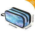 thumbnail image 3 of ALAZA Starry Light Blue Sky Pencil Case Bag 3 Compartment Pen Pouch Large Storage Holder Box Organizer, 3 of 8