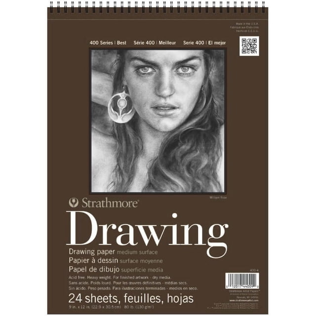 Cuaderno Dibujo Strathmore Medios Seco 24h 22,9x30,5
