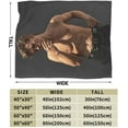 thumbnail image 3 of Austin Butler Blanket, 60x80, 3D Printed Plush Blanket, Lightweight & Super Soft, Warm & Comfy, Anti-Pilling Microfiber Flannel Fleece Blanket for Couch, Bed, Sofa, 3 of 6