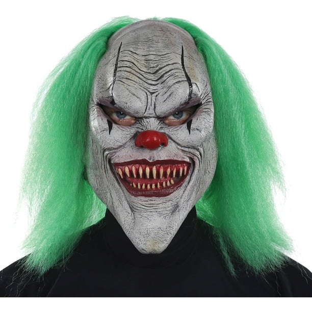 Evil Clown Mask Adult Halloween Accessory - Walmart.com - Walmart.com