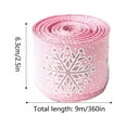 Clearance 10yd/960in Christmas Decorative Polyester Ribbon Christmas
