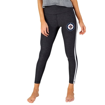 Women s Concepts Sport Charcoal/White Winnipeg Jets Centerline Knit Leggings