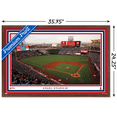 thumbnail image 3 of MLB Los Angeles Angels - Angel Stadium 22 Wall Poster, 22.375" x 34" Framed, 3 of 5