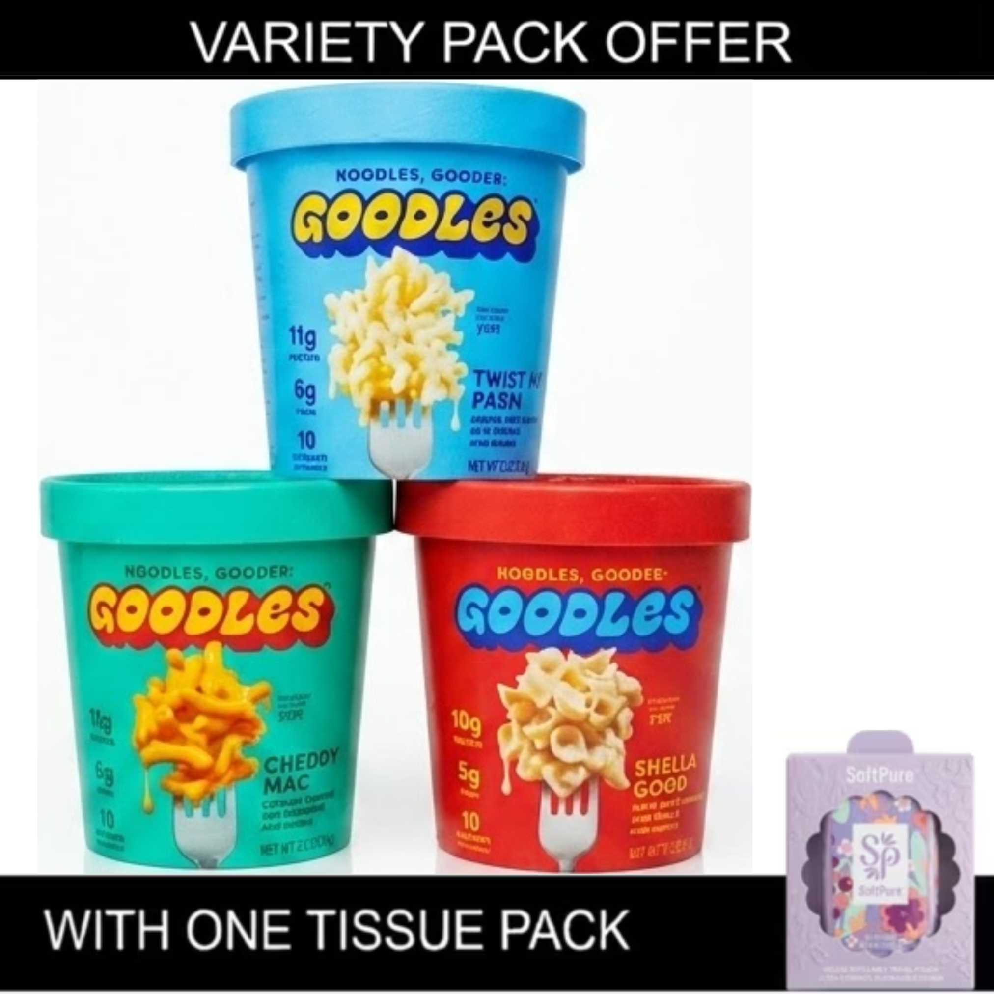 シャトーマルテ　シャルモン　コマンダリーお得3本セット Goodles Mac & Cheese Assortment 6oz (Pack of 4) - 14g Protein, 6g