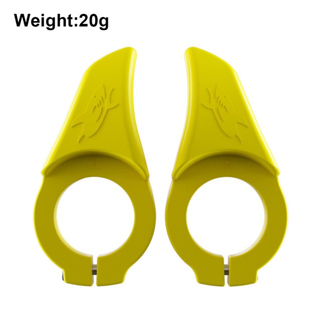 maskred 1 Pair Bicycle Handlebar Ends Anti-Slip Bike Inner Handle Stem Handle Bars Accessories Extender Attachment Parts Yellow 1Set