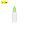 thumbnail image 1 of Uxcell Botellas de Goteo Vacías de Plástico de 15ml/0.5oz Verde 20 Contenido, 1 of 6