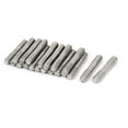 thumbnail image 5 of Unique Bargains M8x45mm 304 Stainless Steel Double End Thread Stud Teeth Rod Silver Tone 20pcs, 5 of 5