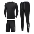 thumbnail image 1 of 3pz Deportiva Ropa Pants Shorts Licras Conjuntos Seco Rápido, 1 of 4