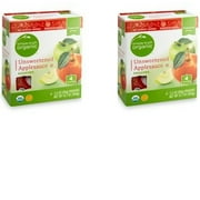 Simple Truth Organic Unsweetened Applesauce 4 count Pouches (Pack of 2)