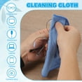 thumbnail image 4 of Uxcell Glasses Cleaning Cloth 7.87" x 7.87", Microfiber Eyeglasses Cleaner Cloths Soft Absorbent Rags, Blue 24 Pcs, 4 of 7