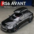 thumbnail image 4 of 1/32 RS6 Toy Car Model with Sound Light Doors Opened Alloy Diecast Model Vehicle Collection Toy for Boy Adult Festival Gift 111, 4 of 7