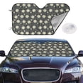 thumbnail image 2 of Balery Daisies Flowers Print Car Windshield Sun Shade,Windshield Sunshade for Car Pickup Truck SUV Accessories-Medium, 2 of 7