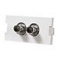 thumbnail image 2 of Leviton QuickPort Multimedia Outlet System - Modular insert - ST X 2 - white, 2 of 2