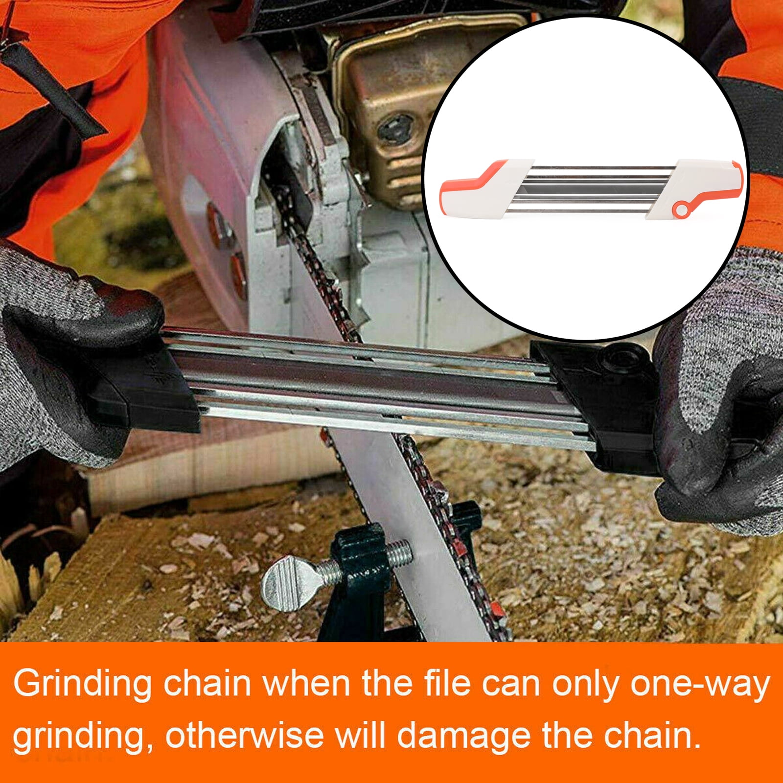 2 In 1 Easy File Chainsaw Chain Sharpening Tool For STIHL