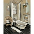thumbnail image 2 of Vassileva, Silvia 12x14 Gold Ornate Wood Framed with Double Matting Museum Art Print Titled - French Bath II Black v2, 2 of 4