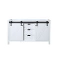 thumbnail image 3 of Lexora Home Marsyas 60" Vanity Cabinet in White, 3 of 10