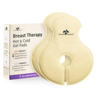  QETRABONE Breast Therapy Gel Pads, Breastfeeding Hot Cold Gel  Pads, Postpartum Recovery, Nursing Pain Relief for Mastitis and  Engorgement, Breast Therapy, Reusable, Freezing, Microwavable : Baby