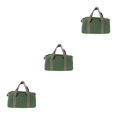 thumbnail image 2 of Bolsa de herramientas Scienceny 16 pulgadas verde lona organizador con correa para el hombro, 2 of 6