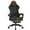 Black Red, variant on SOONTRANS Ergonomic Gaming Chair with Footrest, Adult Office Chair with Pocket Spring Cushion, Gamer Game with Massage Lumbar Cushion Linen Fabric, Reclining Computer Chair, Grey & Black