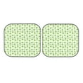 thumbnail image 7 of Xecao Green Avocado for Foldable Car Sun Shades (2-Pack) offer sun protection with an easy-fold design for convenient windshield shading., 7 of 7