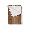 thumbnail image 2 of Stones Soft Flannel Fleece Blanket, Bamboo Branches and Dark Colored Spa Rocks as Modern Rectangular Frames, Cozy Plush for Indoor and Outdoor Use, 60" x 80", Dark Grey Brown Green, by Ambesonne, 2 of 5