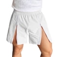 thumbnail image 2 of Gym Shorts Men Summer Casual Elastic Waist Front Zipper Straight Leg Relaxed Fit Athletic Workout Shorts with Pockets, 2 of 5