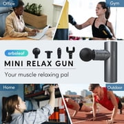 Arboleaf Mini Massage Gun Deep Tissue, Portable Percussion Muscle Massager, with a Quiet Brushless Motor for Deep Muscle Relief at Home, the Gym, or While Traveling
