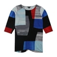 thumbnail image 1 of Alfani Blouse Tunique Imprimée pour Femmes, Multicolore, Grande Taille, 3X, 1 of 1