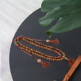 thumbnail image 4 of Rosario tibetano 108 cuentas naturales oración Buda budista pulsera elástica, 4 of 6