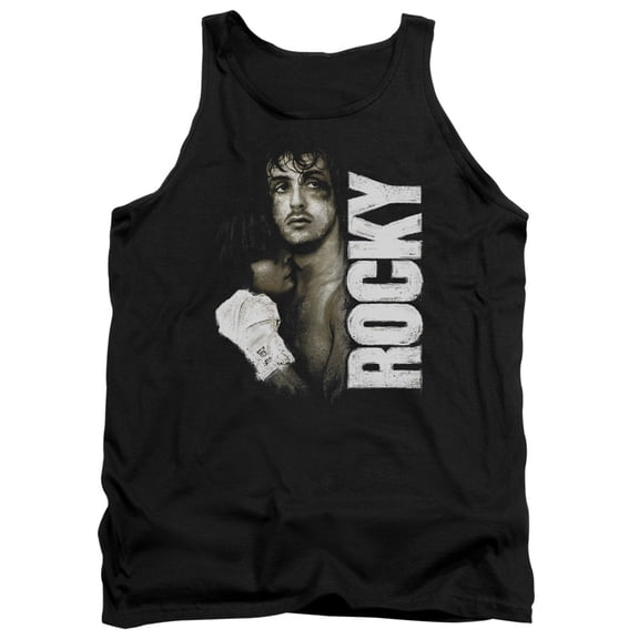 Rocky Painted Rocky Adult Tank Top Black