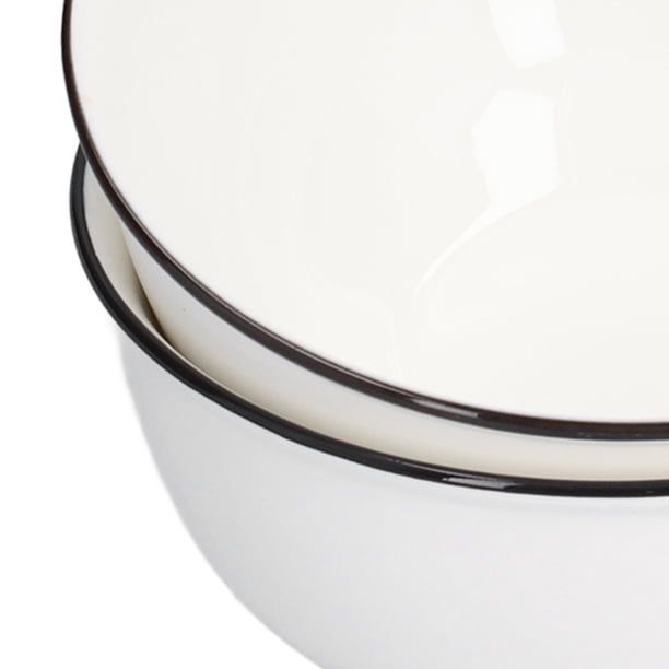 Lot 4 Petits Bols Porcelaine Urban Lifestyle – Bols à Riz, Soupe, Dessert 175 Ml, Blanc Crème Empilables Micro-ondes OK