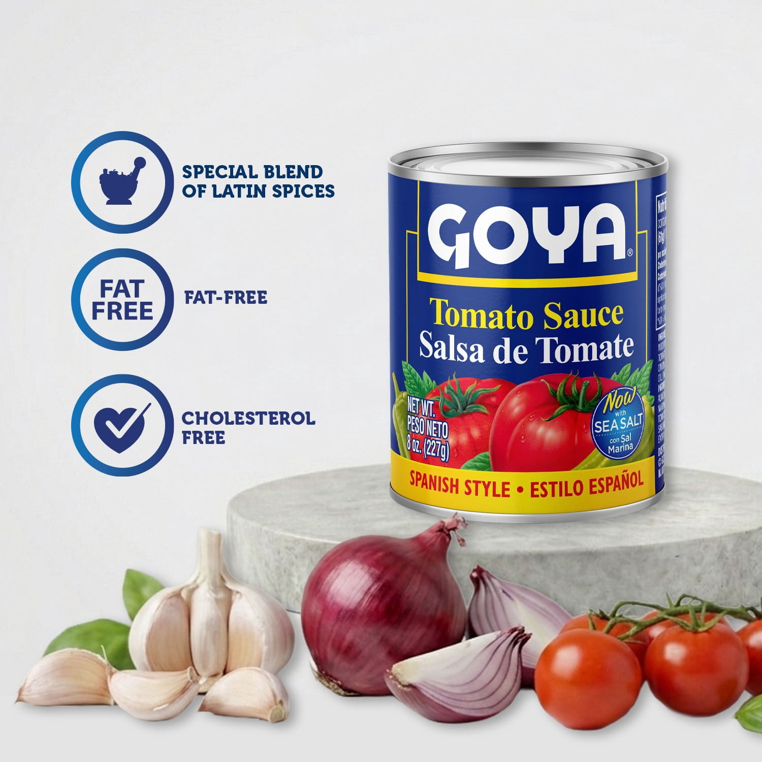 (8 pack) GOYA Spanish Style Tomato Sauce, 8 oz Can