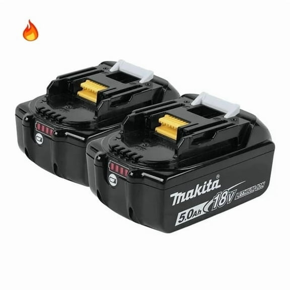 5.0Ah Replacement for BL1850 18V 5.0Ah BL1850 Battery, 2 Pack