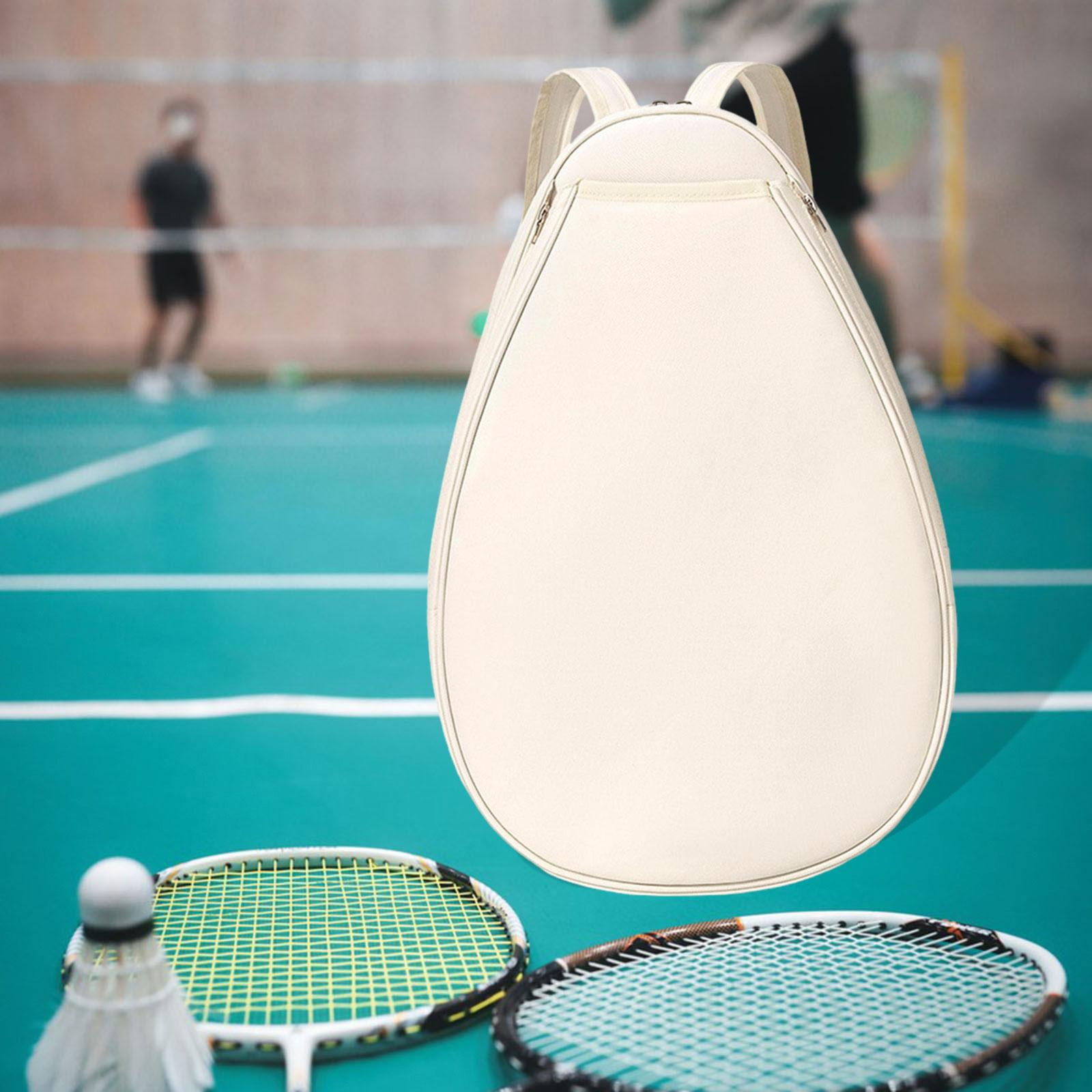 Tennis Backpack Racket Bag Crossbody Oxford Fabric Water Resistant Spacious Design for Men and Women