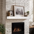 thumbnail image 2 of Fireplace Mantel Shelf   Wooden Floating Shelf for Over Fireplace  Handcrafted Wood Mantels  Wall-Mounted Mantel Shelves  Rustic Floating Mantels Shelves for Living Room, 2 of 5