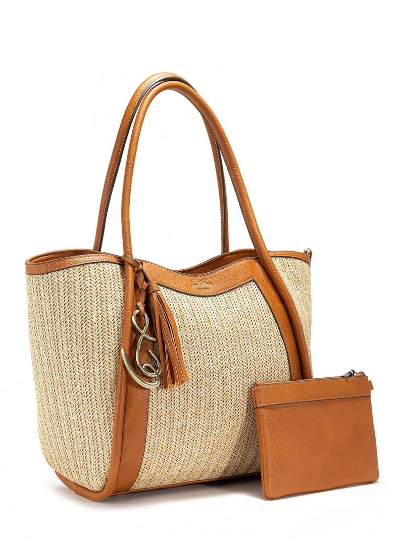 Sam Edelman Women's Neli Tote With Pouch Natural - Walmart.com