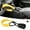 Yellow, variant on Car Steering Wheel Lock, Reliable Club Steering Wheel Lock Anti-Theft Device with 3 Keys, Max 17 Inch Length, Fits Most Vehicles, Trucks, SUVs, Vans, Golf Car Security Device
