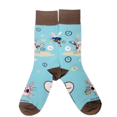 thumbnail image 3 of Time Bunny Rabbit Socks from the Sock Panda (Adult Large - Men's Shoe Sizes 8-12), 3 of 5
