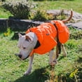 thumbnail image 1 of Dog Coats Small Waterproof, Warm Outfit Clothes Dog Jackets Small, Adjustable Drawstring Warm And Cozy Dog Sport Vest-(Orange, Size 2XL)), 1 of 10