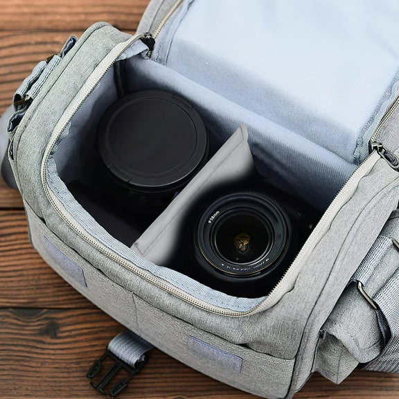 Masteelf 2pcs Camera Bag Dividers Inserts Shockproof Camera Bag Separator Pad Adjustable and Reusable Protective Lens Divider for Camera and Accessories