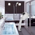 thumbnail image 2 of Romantic Automatic Magic 7 Color 5 LED Lights Handing Rainfall Shower Head Single  Head RC-9816 For Water Bath Bathroom, 2 of 7