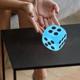 thumbnail image 2 of EeaseCA 2pcs Lage EVA Dices Game Dice Prop Portable Dice Prop Party Game Dice Prop Party Playing, 2 of 8