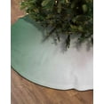 thumbnail image 2 of Hunter Green White Ombre Christmas Tree Skirt 36 Inches Large Christmas Skirt Tree, Modern Abstract Gradient Color Art Tree Skirt Christmas Decorations for Fireplace Party Holidays Indoor Outdoor, 2 of 7