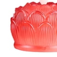 thumbnail image 3 of Lámpara LED de loto colorida, lámpara de Buda doméstica estable y segura con ahorro de energía para templos, salas budistas, color rojo, 3 of 5