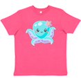 thumbnail image 3 of Inktastic Cute Octopus Blue with Star Youth T-Shirt, 3 of 5