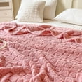 thumbnail image 5 of Tkrady Throw Blankets with Heart Checkered,Soft Warm Blankets for Lover Mom Father Gifts,Washable Lightweight Fuzzy Blanket for Couch Sofa Bed Office All Season(Grey,40"x60"), 5 of 6
